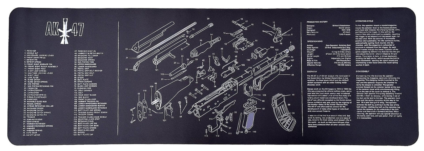 AK47 Waffen-Reinigungsunterlage
