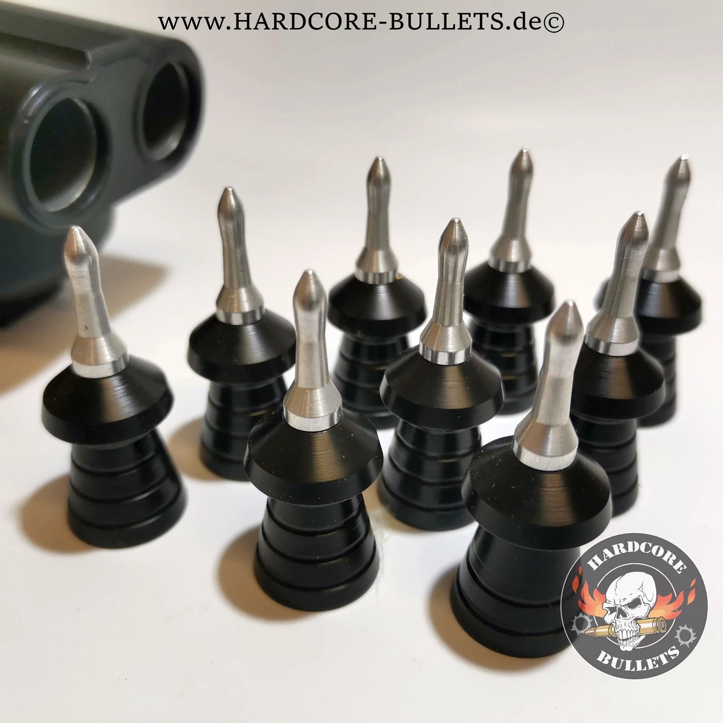 10x Hardcore Bullets King Pin "Alu"