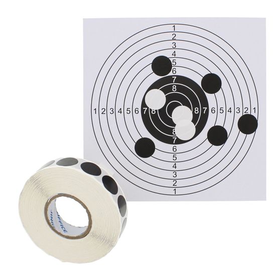 Schusspflaster 19 mm, schwarz