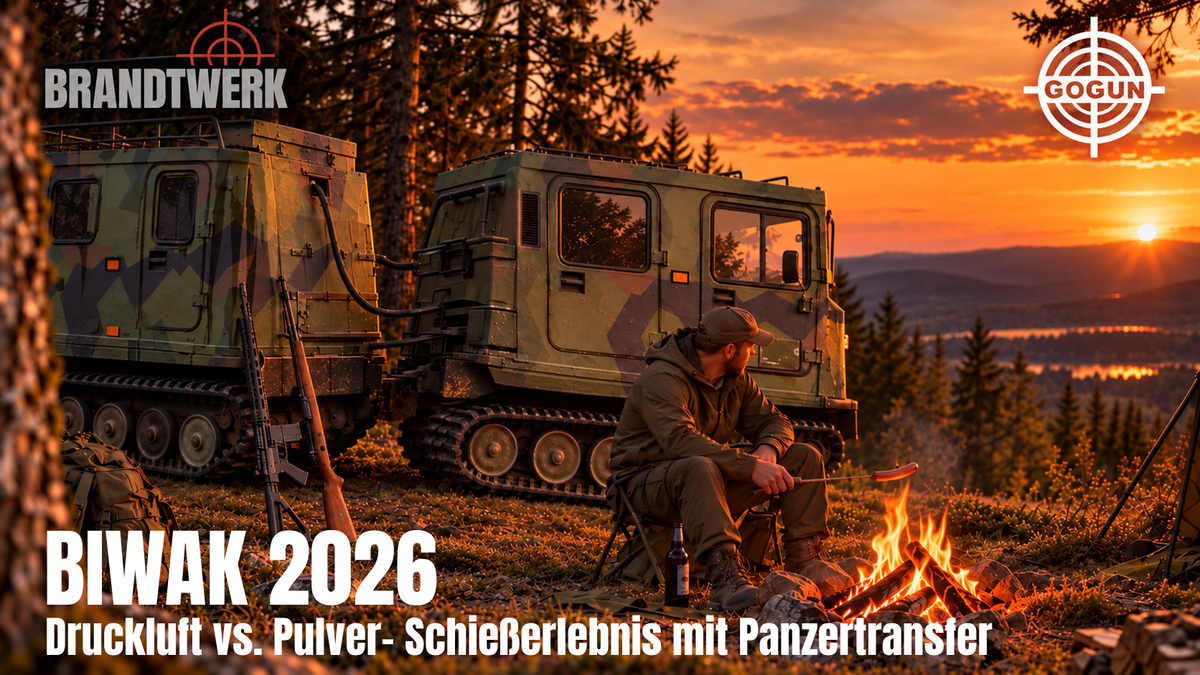 BIWAK 2026 | Luftdruck vs. Pulver– Schießerlebnis mit Panzertransfer