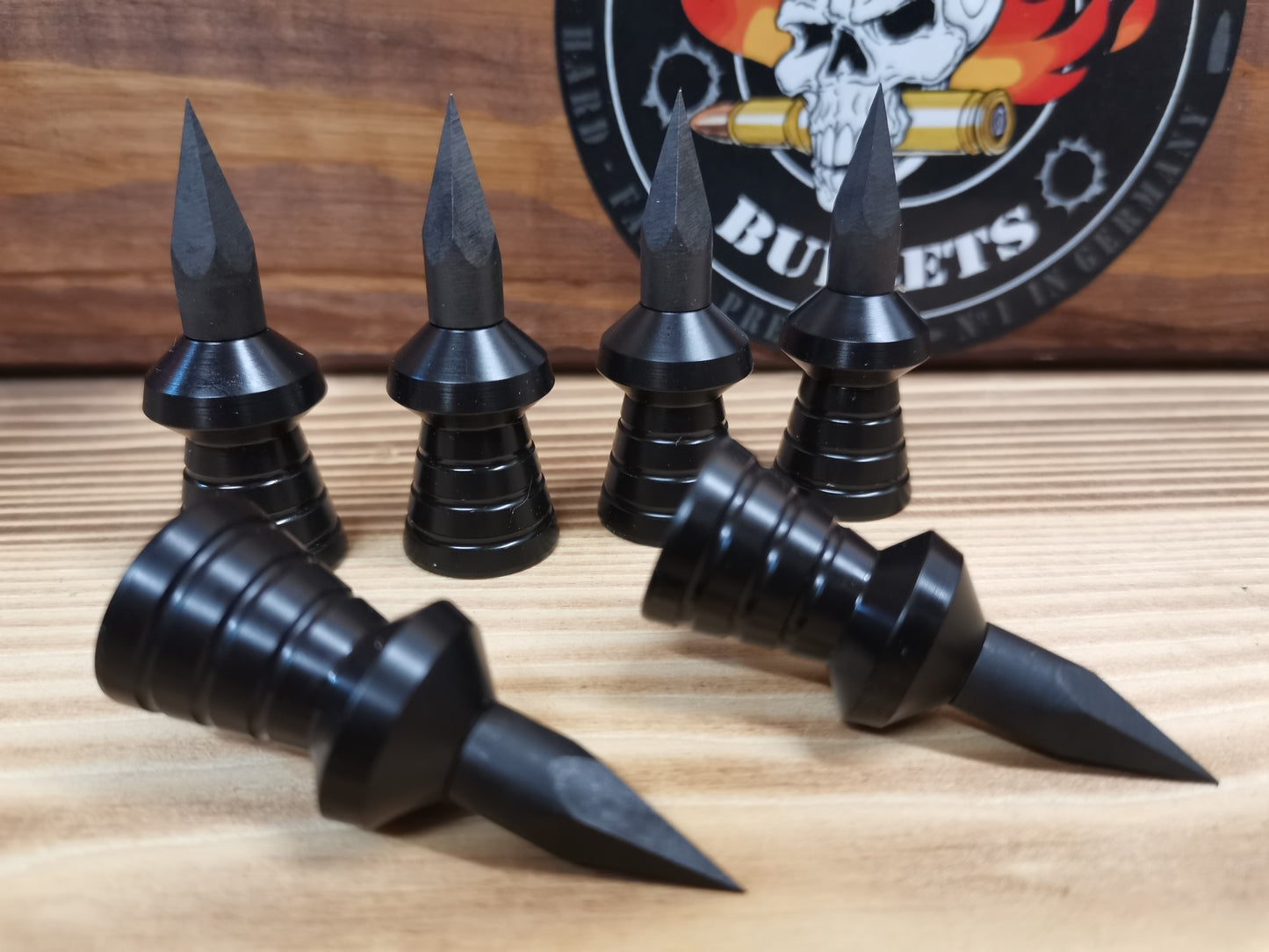 6x Hardcore Bullets King Pin "Bodkin" Kaliber .068