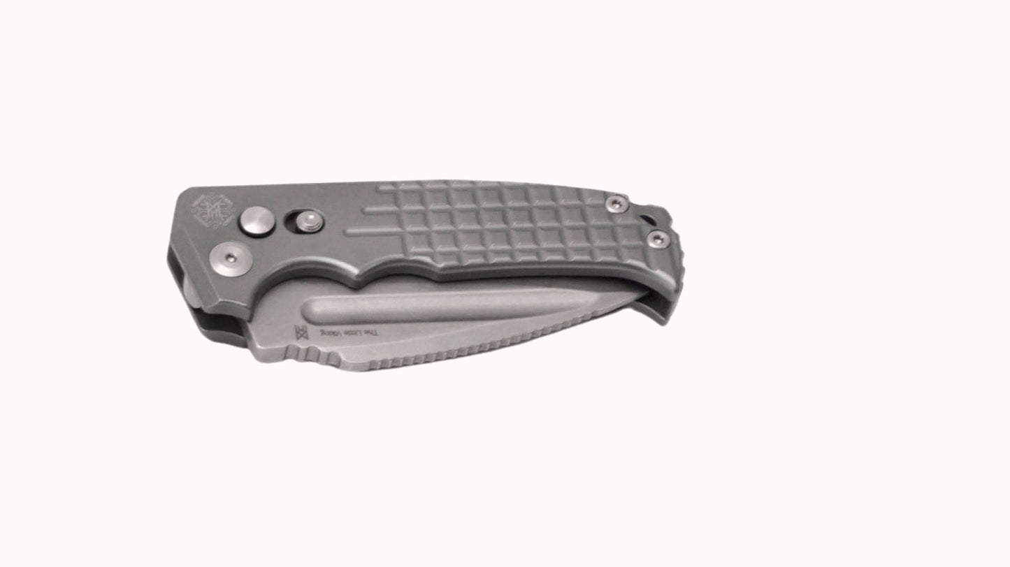 Midgards Messer - Little Viking Automatic Aluminium Grey