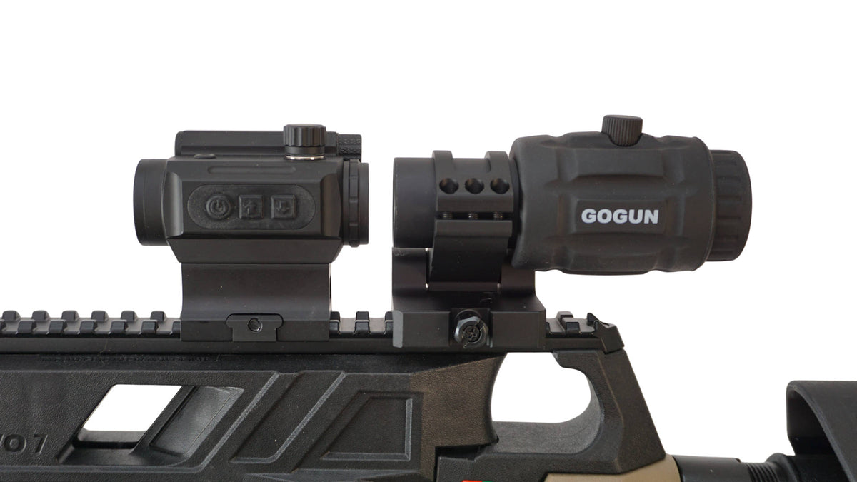 Red-Dot-Visier mit Magnifier, Detailansicht