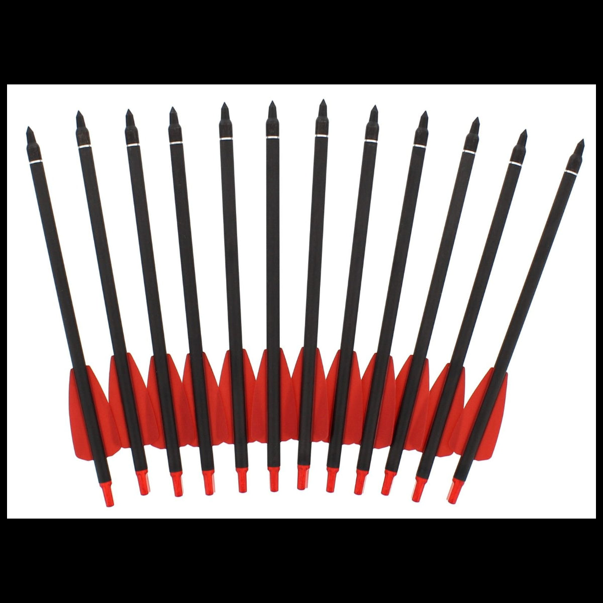 Carbonpfeile 7,5'' mit Feldspitze im 12er Pack