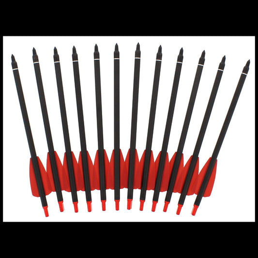 Carbonpfeile 7,5'' mit Feldspitze im 12er Pack