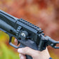 Picatinny Schiene - LONG Version | CNC ALU | schwarz eloxiert | Huben GK1 DE-Modell