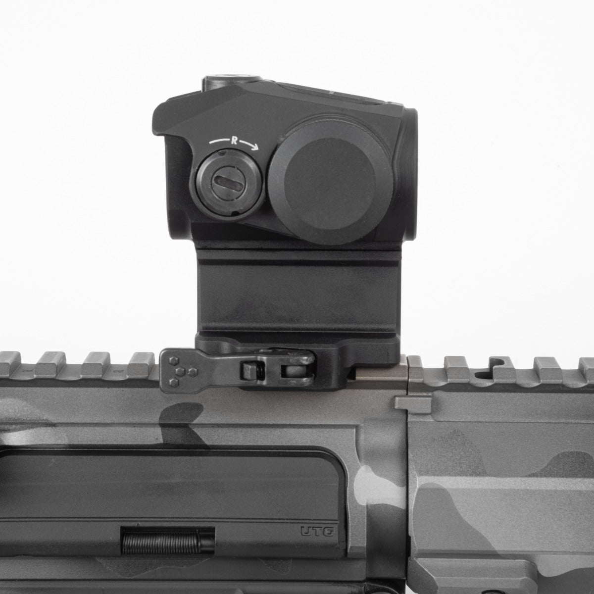 UTG Punktvisier, roter einzelner 3,0-MOA-Punkt, für Mini-ACOG-Aufnahme