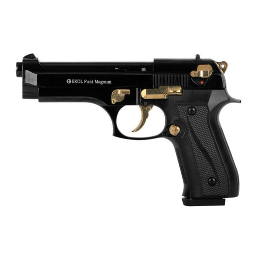 EKOL Firat Magnum Schwarz-Gold 9mm P.A.K. - Gas Signal