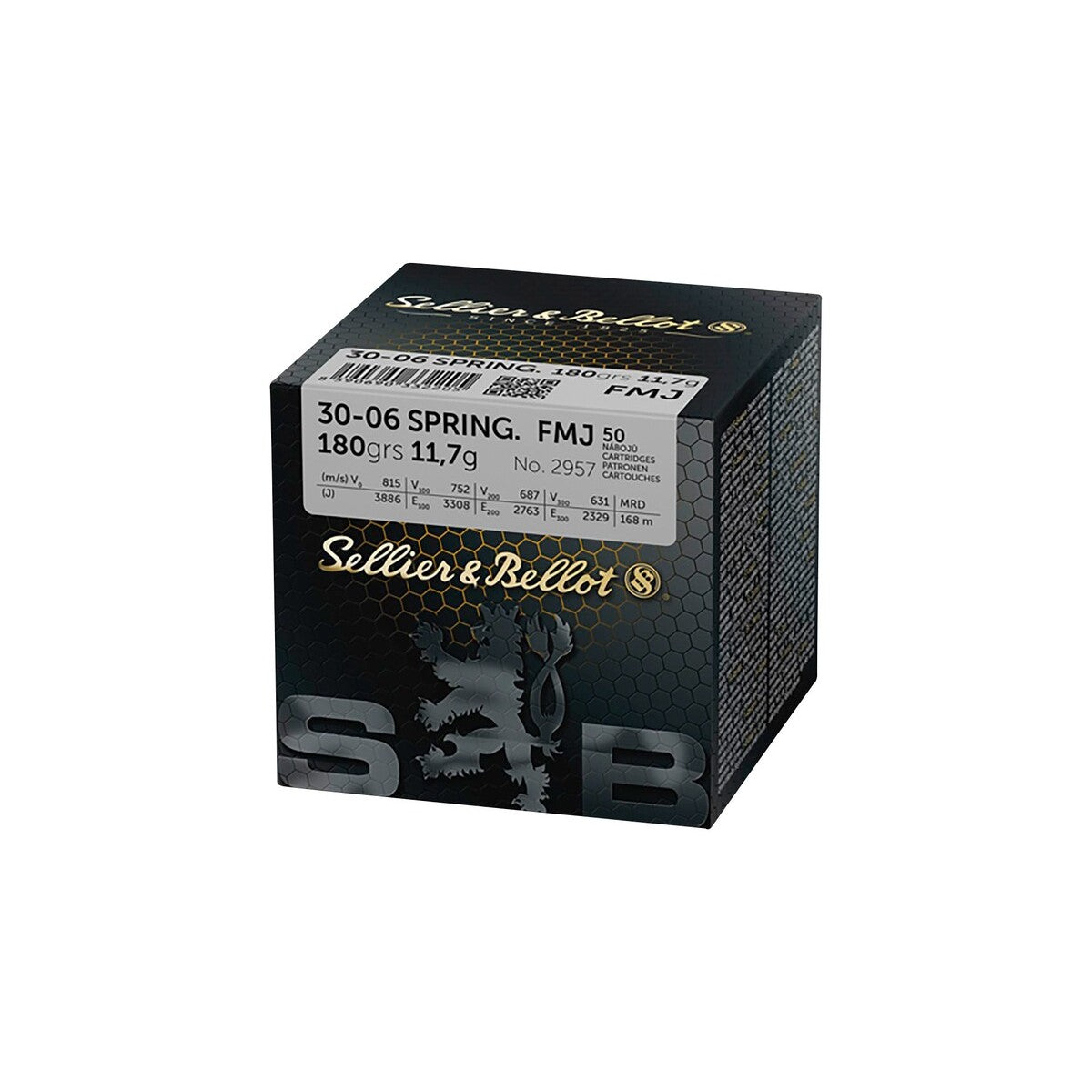 Sellier & Bellot .30-06 Spr. Vollmantel 11,7g/180grs.