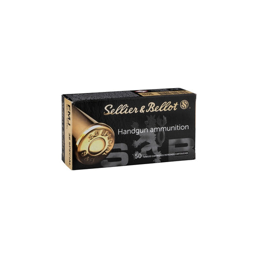 Sellier & Bellot .38 Spec. Vollmantel 10,24g/158grs.