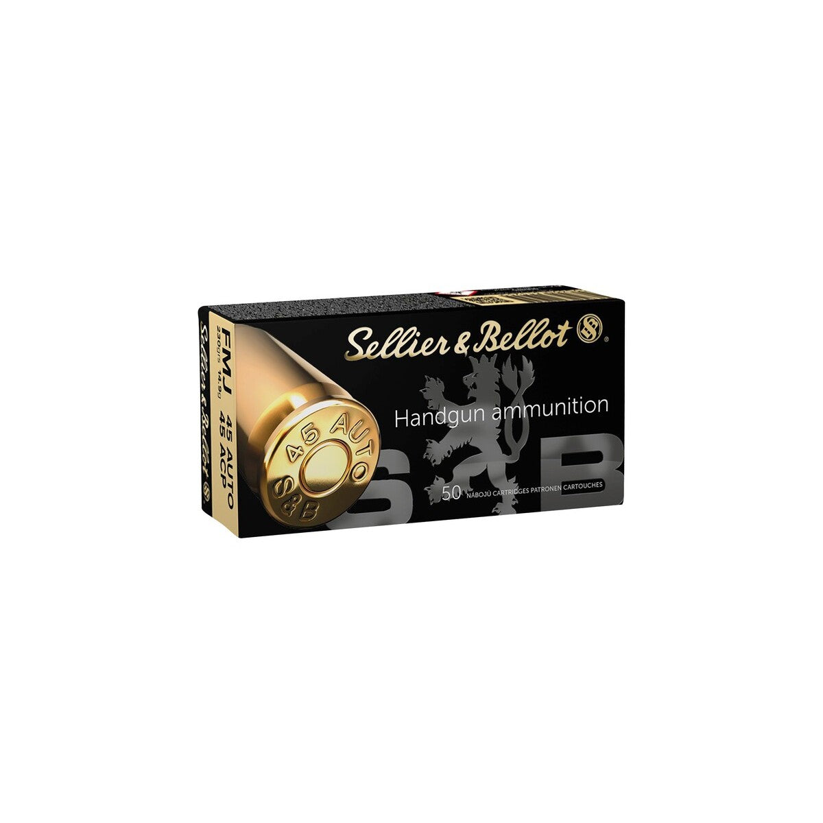 Sellier & Bellot .45 ACP Vollmantel 14,9g/230grs.