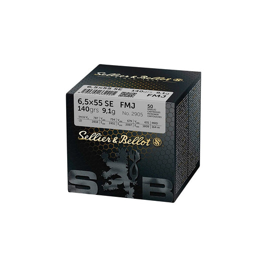 Sellier & Bellot 6,5x55 Vollmantel 9,1g/140grs.