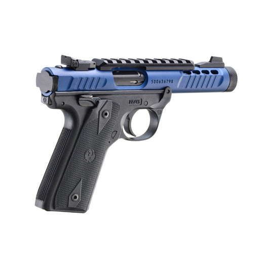 RUGER PISTOLE MARK IV 22/45 LITE .22 LR 4,4"/11,18CM BLAU ANODIZED 1/2"-28
