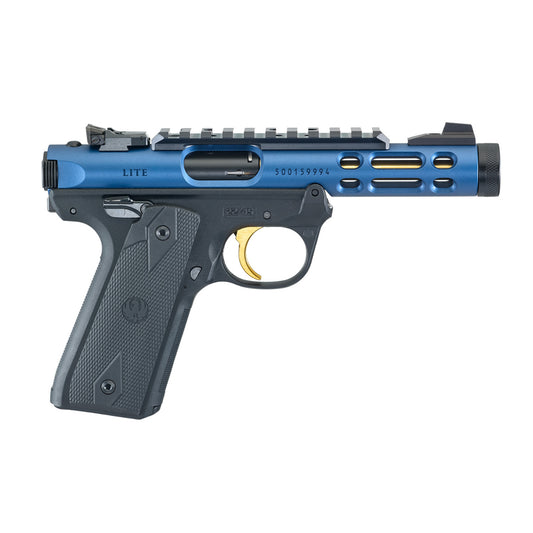 RUGER PISTOLE MARK IV 22/45 LITE .22 LR 4,4"/11,18CM KOBALT KINETIC SLATE ANODIZED 1/2"-28