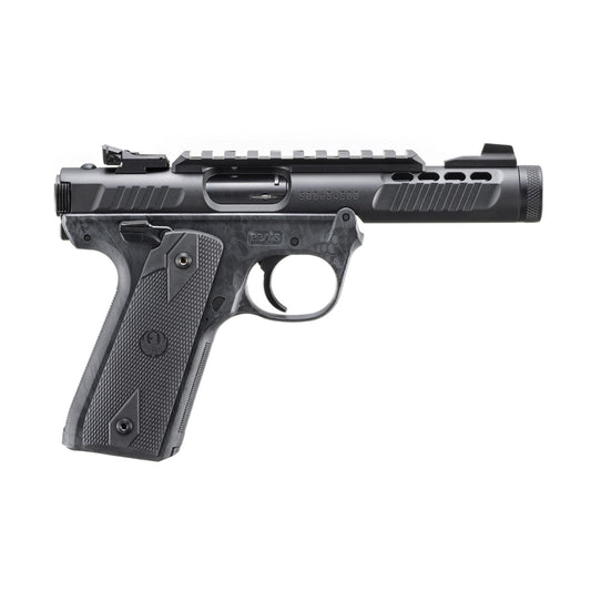RUGER PISTOLE MARK IV 22/45 LITE .22 LR 4,4"/11,18CM SCHWARZ ANODIZED 1/2"-28