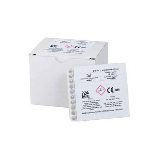 RWS Ambosszündhütchen Small Rifle/Nr. 4033 SINOXID (Schiebeschachtel) Ø 4,45 mm