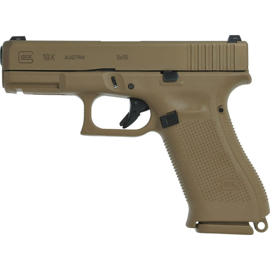 GLOCK PISTOLE G19X CROSSOVER 9MM LUGER 4"/10,2CM COYOTE
